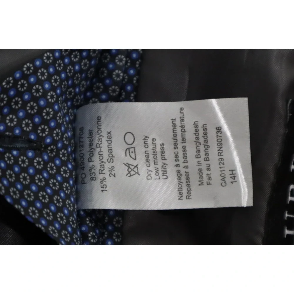 Lauren Ralph Lauren‎ Boys Husky Plaid Classic Sport Blazer Coat Gray - Size 14H